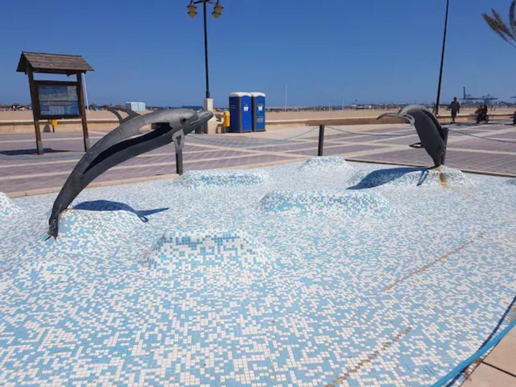 Reina Playa Daire Valensiya Dış mekan fotoğraf